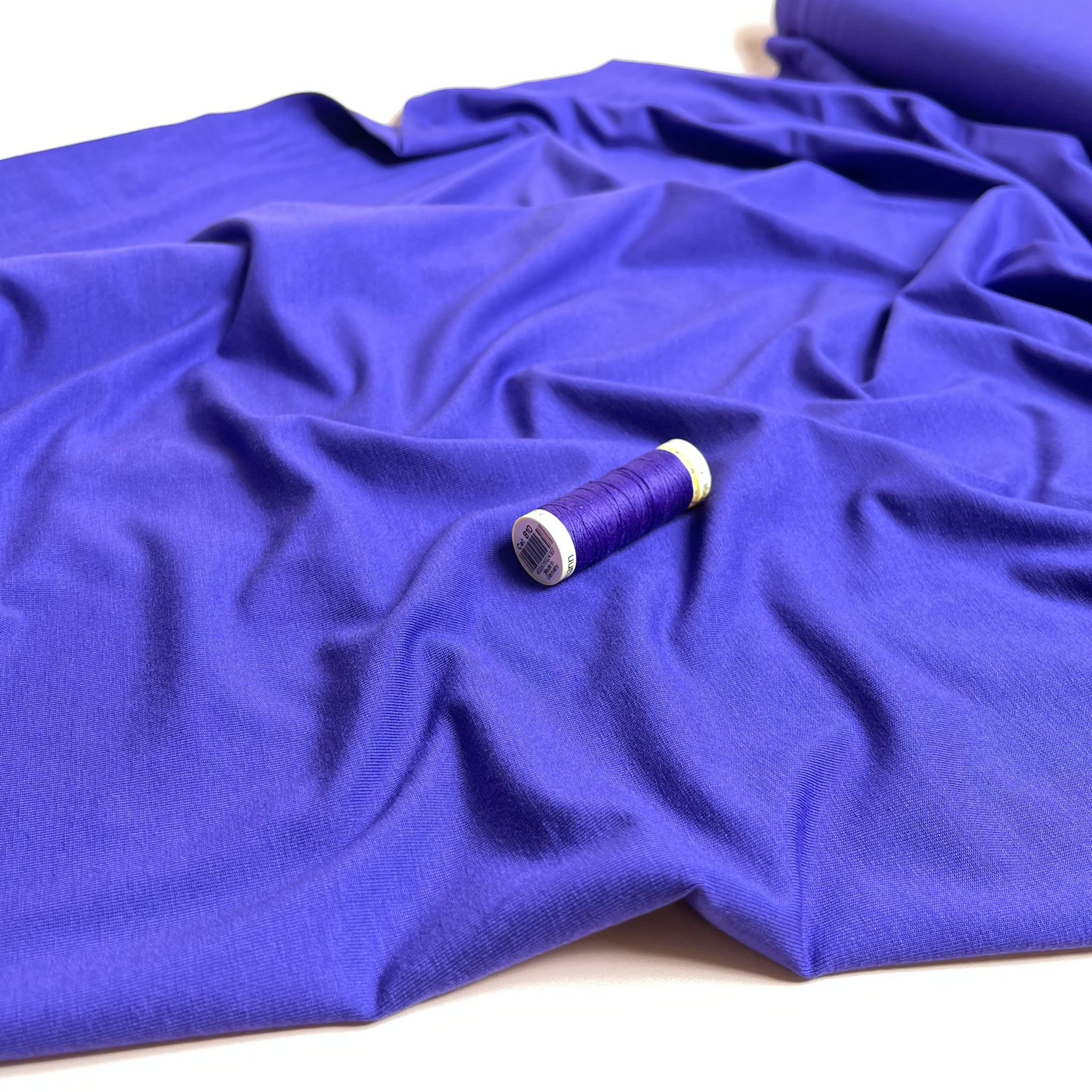 REMNANT 2.2 Metres - Lush in Purple Jersey Fabric with TENCEL™ Lyocell Fibres