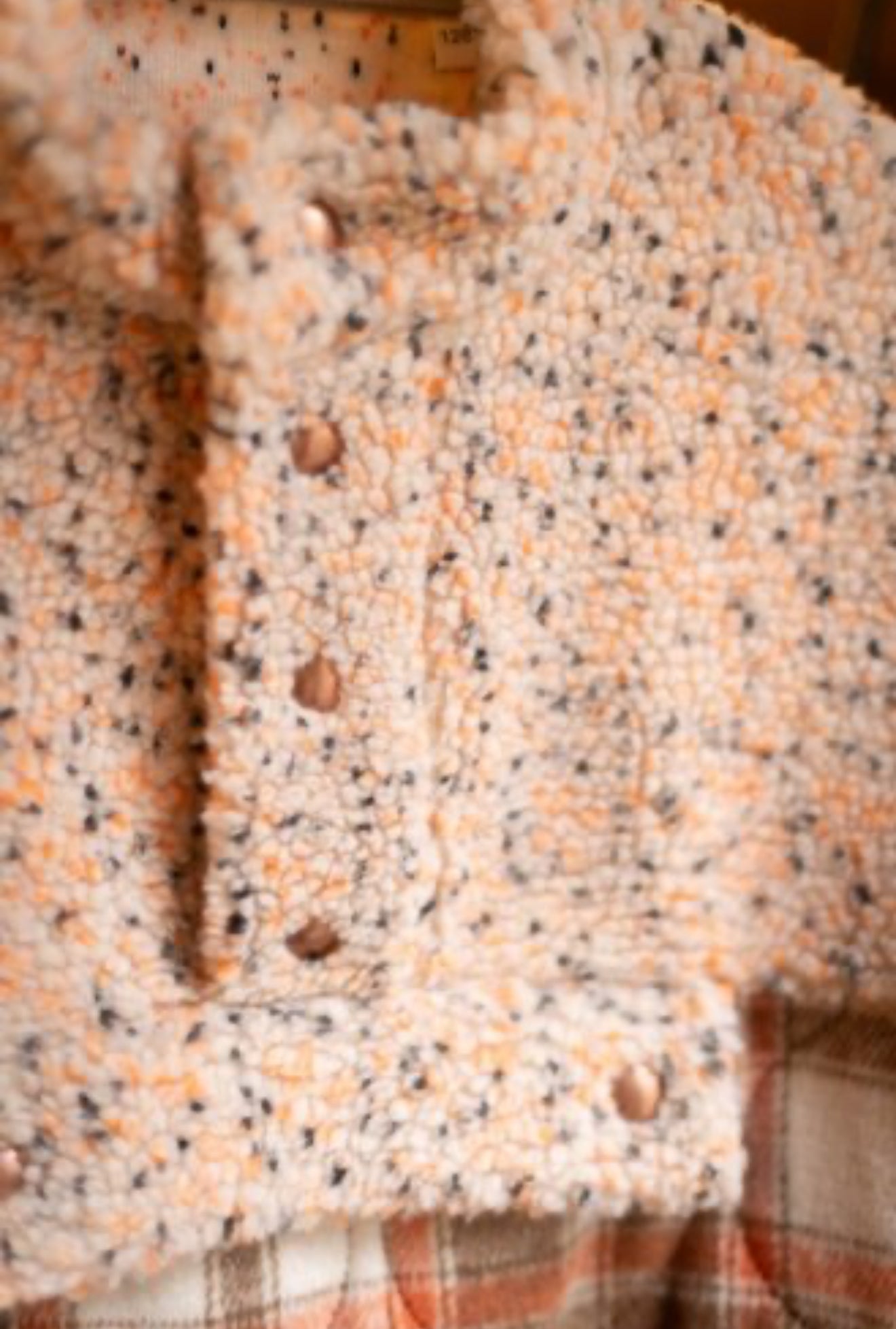 Green with Flecks Teddy Coating Fabric