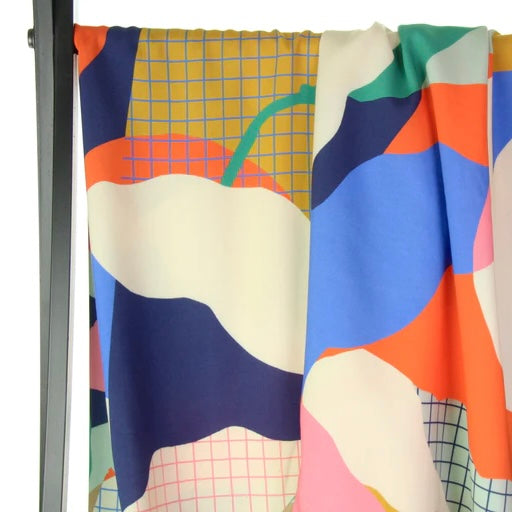 Atelier Jupe - Abstract Eighties Viscose Fabric
