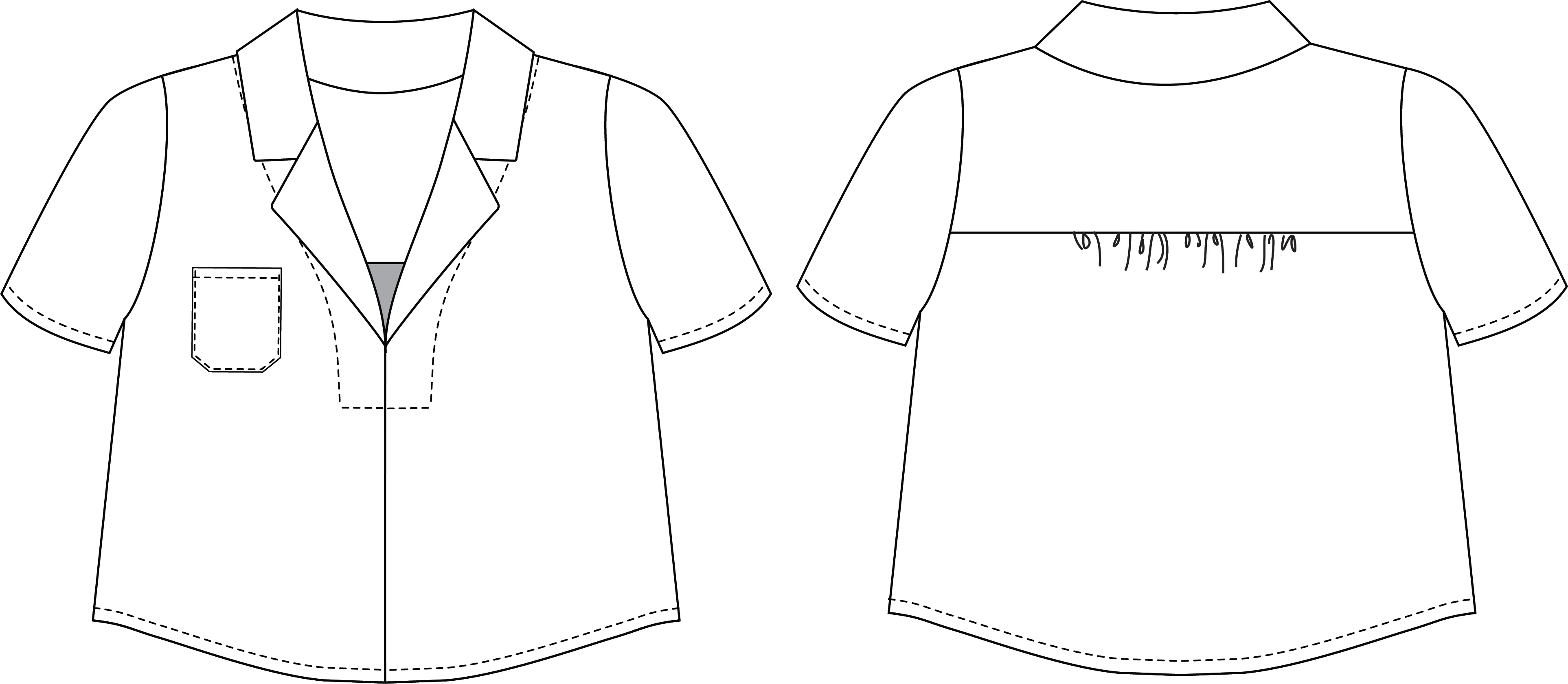 Sewing Kit - The Donny Shirt in Pebbles Organic Cotton