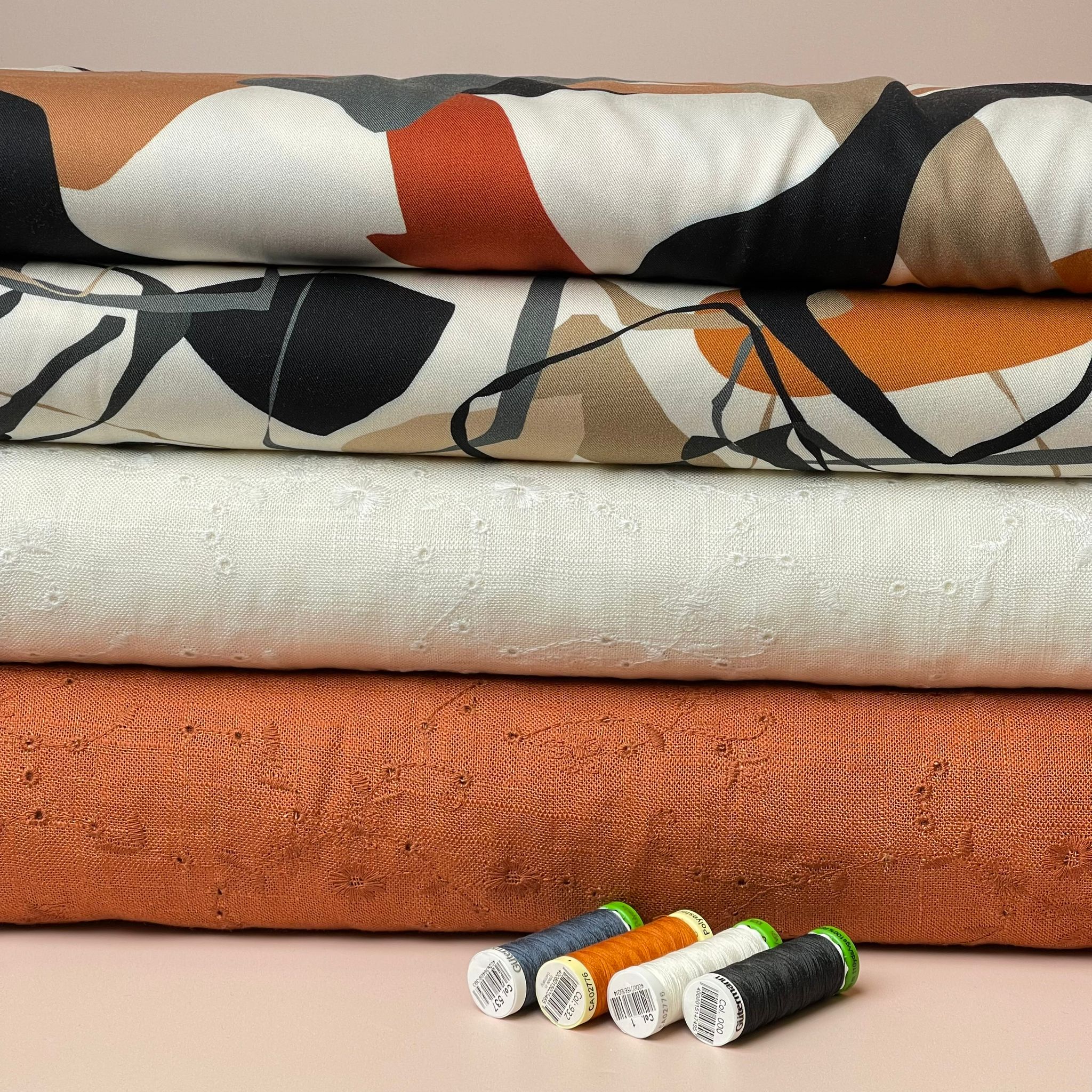 Light & Lush - Rustic Pebbles Viscose Twill Fabric