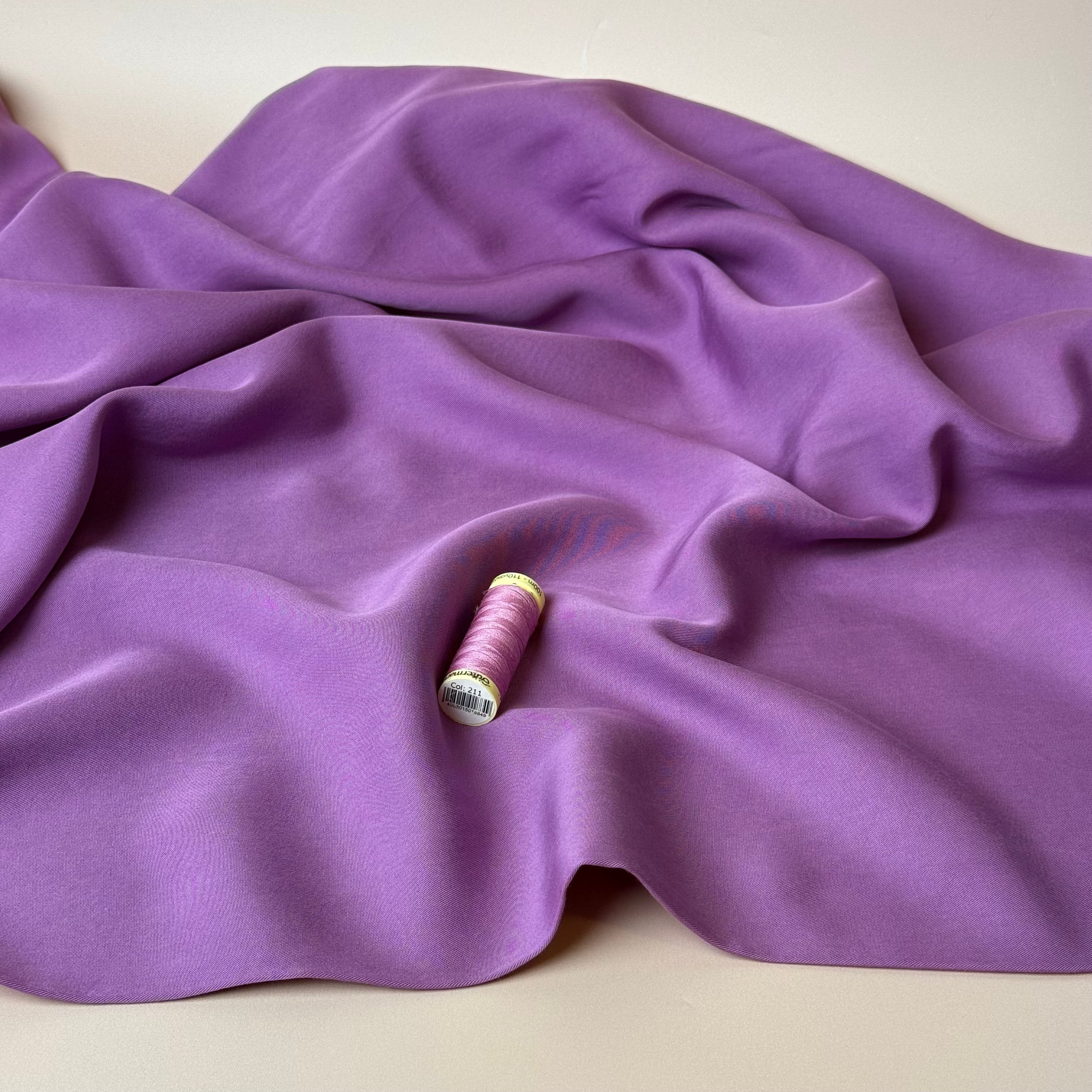 Lush in Lilac TENCEL™ Lyocell Sandwashed Twill
