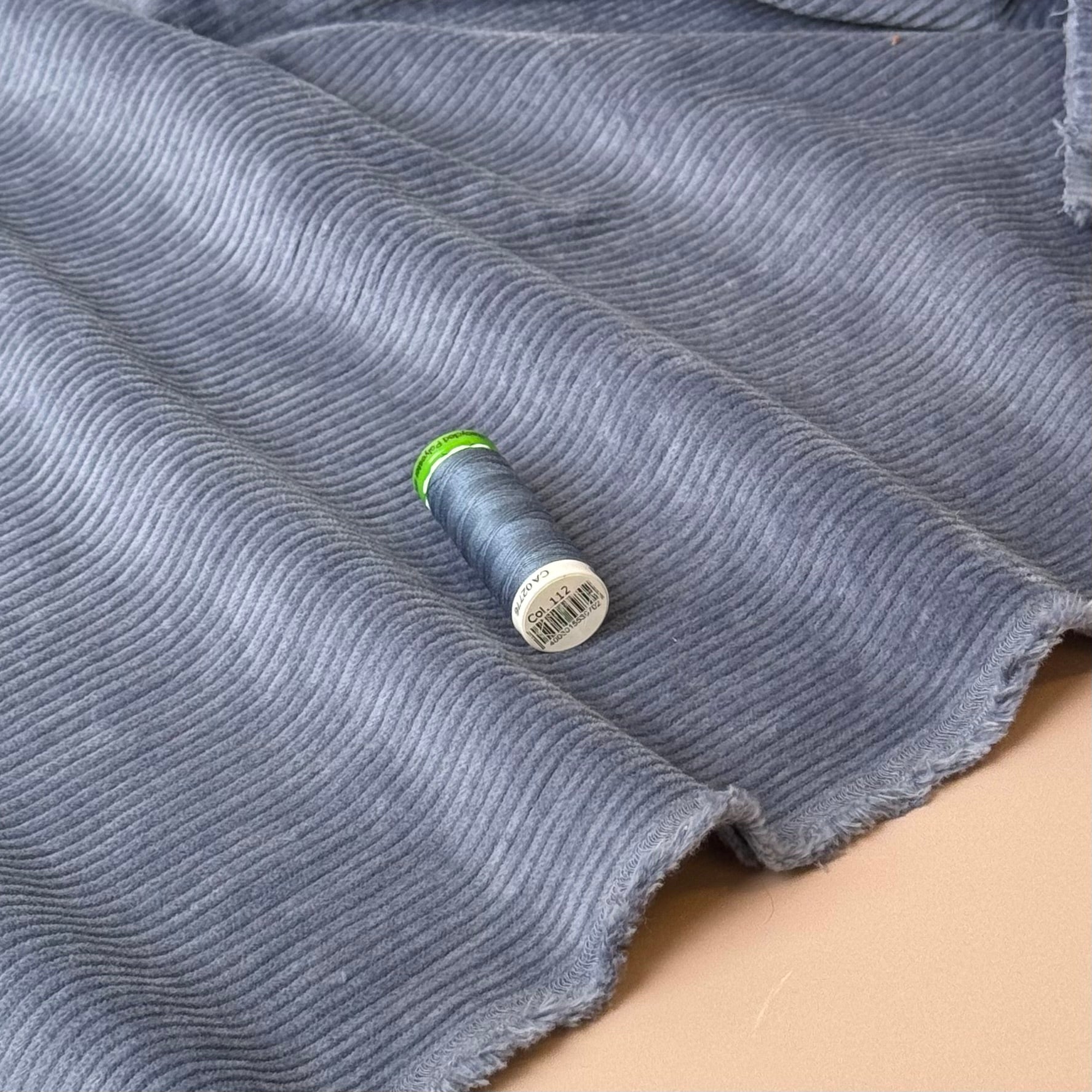 Stretch Washed Corduroy 4.5W in Oceanveiw