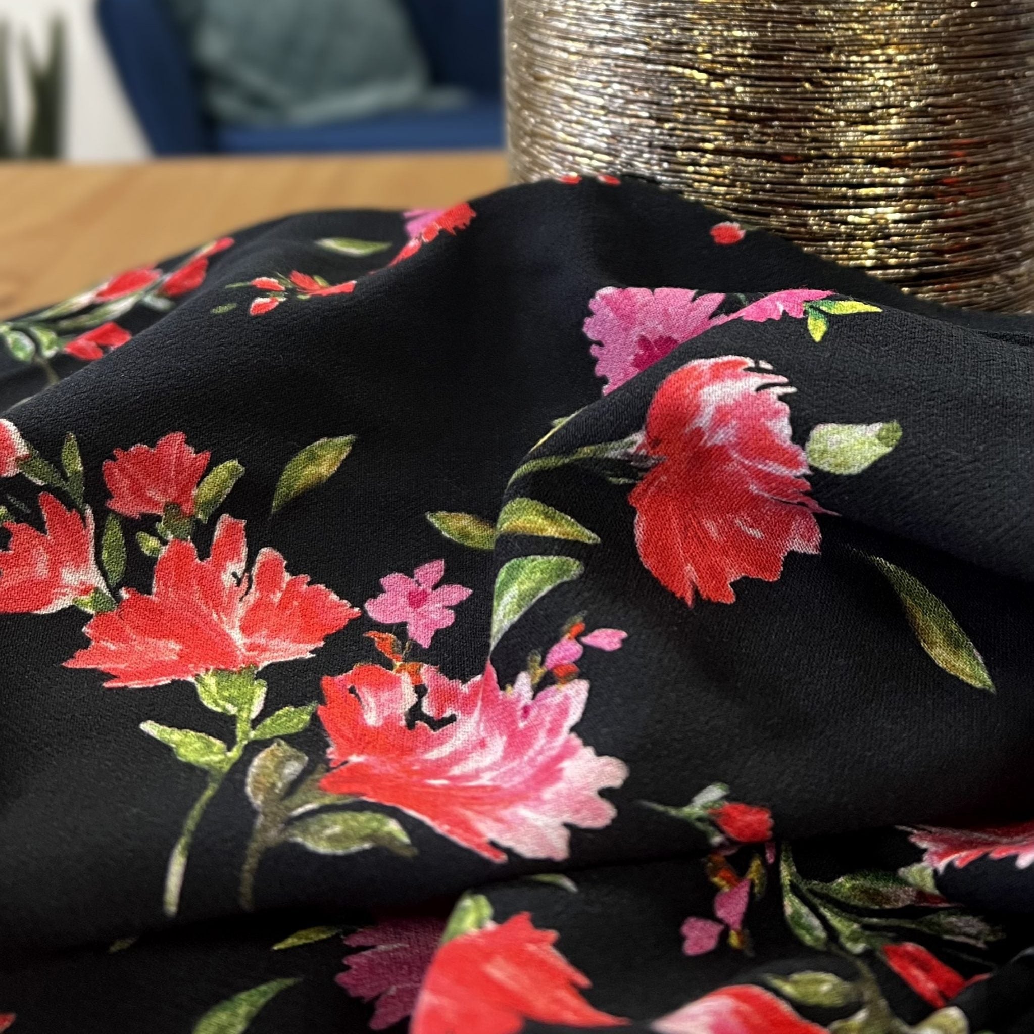 My Dress Made - Ruby Viscose Crepe Fabric