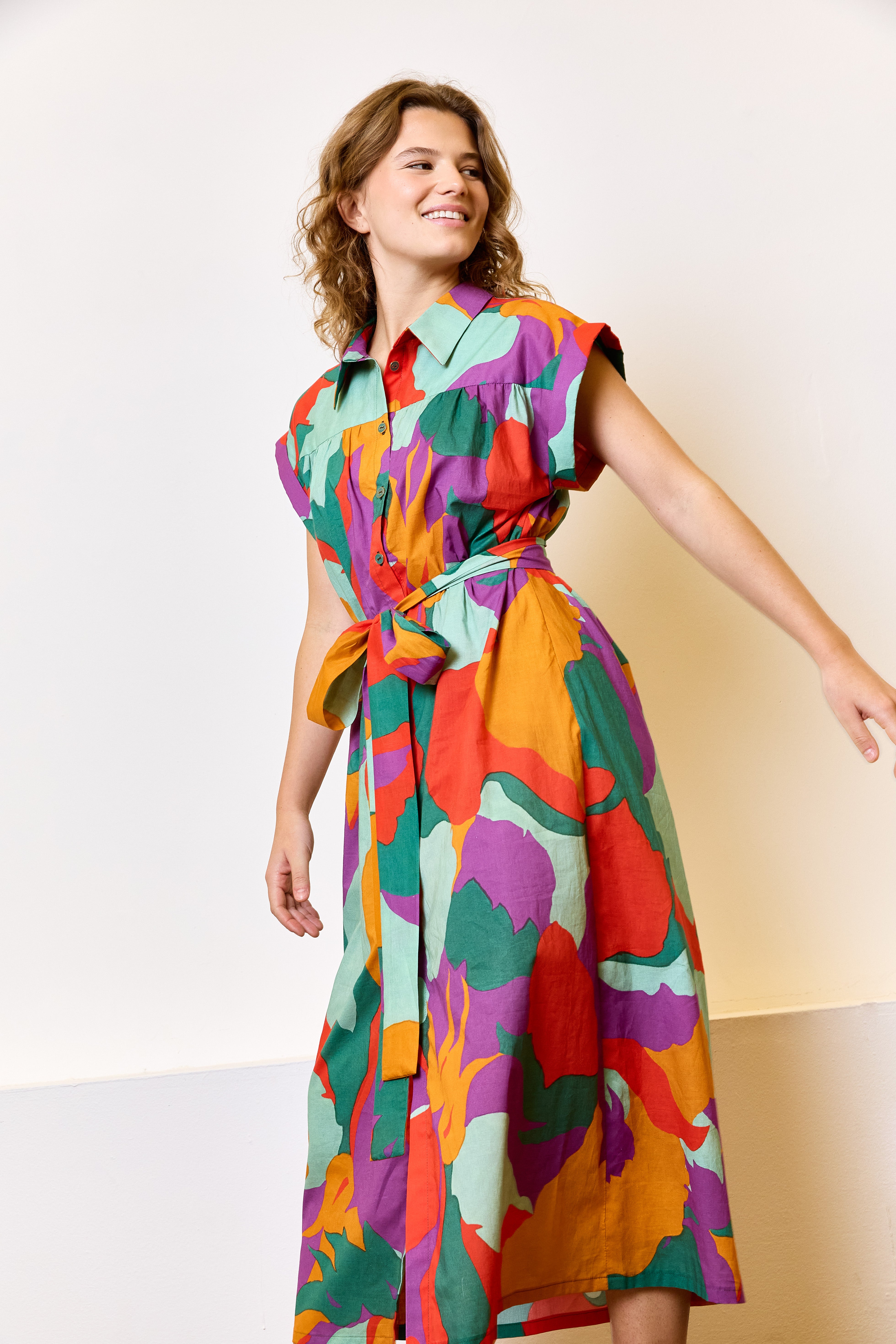 Atelier Jupe - Colourful Modern Graphic Cotton Fabric