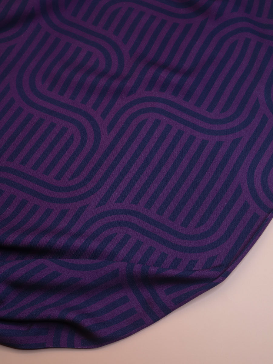 PRE-ORDER - MID SEPTEMBER DELIVERY Mind The MAKER - Ziggy Cerise Viscose Twill with LENZING™ ECOVERO™ fibres