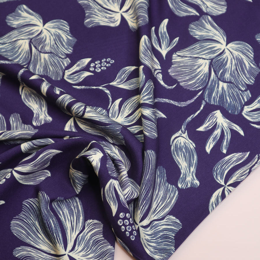 PRE-ORDER - MID SEPTEMBER DELIVERY Mind The MAKER - Loa Blue Viscose Twill with LENZING™ ECOVERO™ fibres