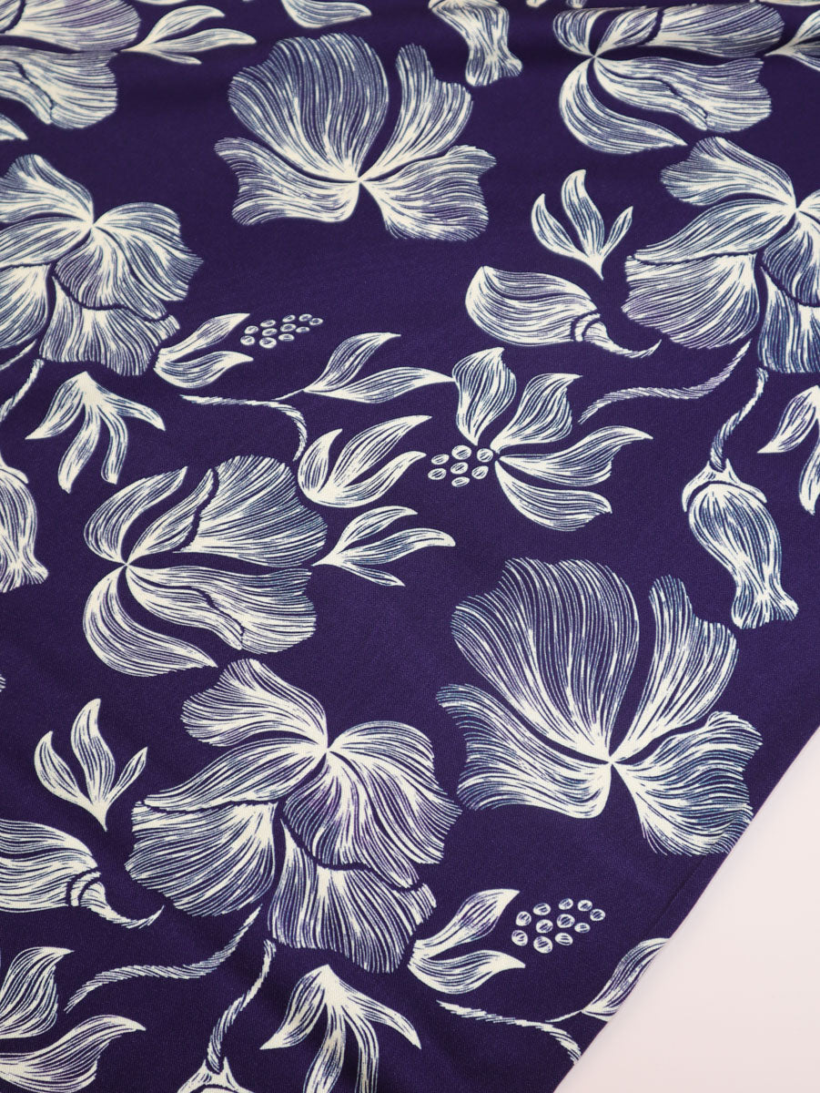 PRE-ORDER - MID SEPTEMBER DELIVERY Mind The MAKER - Loa Blue Viscose Twill with LENZING™ ECOVERO™ fibres
