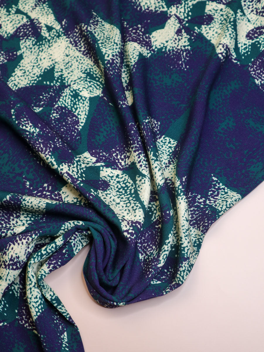 PRE-ORDER - MID SEPTEMBER DELIVERY Mind The MAKER - Bree Teal Viscose Twill with LENZING™ ECOVERO™ fibres