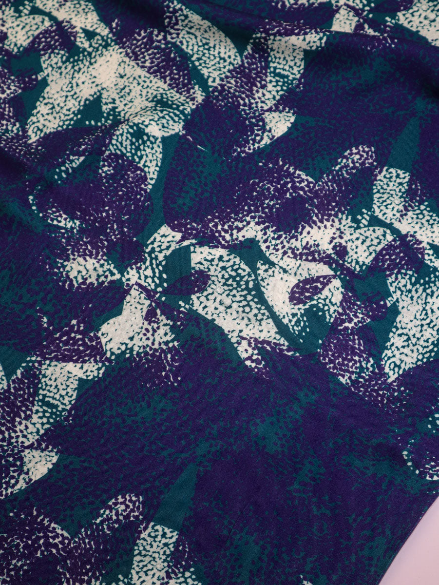 PRE-ORDER - MID SEPTEMBER DELIVERY Mind The MAKER - Bree Teal Viscose Twill with LENZING™ ECOVERO™ fibres