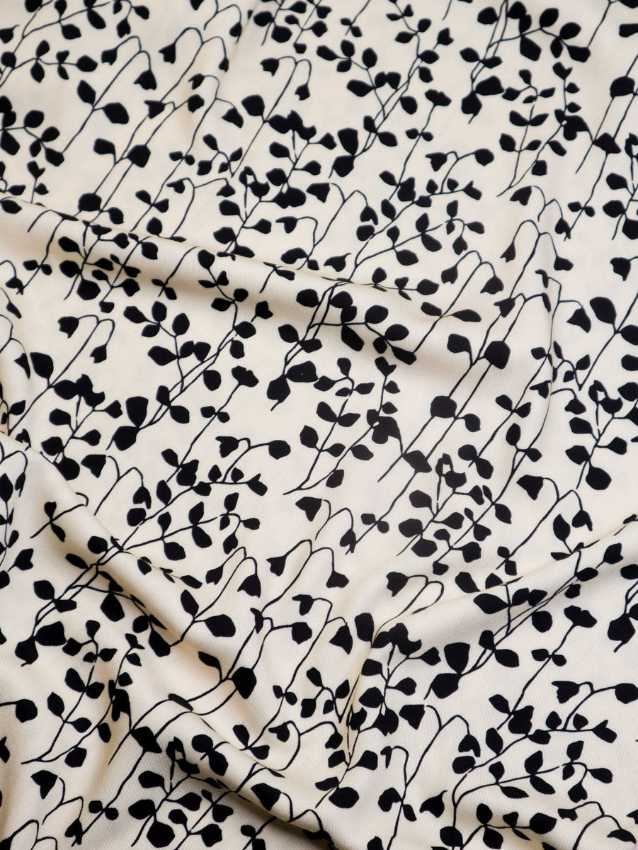 PRE-ORDER - MID SEPTEMBER DELIVERY Mind The MAKER - Goya Ivory Viscose Twill with LENZING™ ECOVERO™ fibres