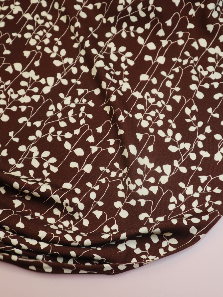 PRE-ORDER - MID SEPTEMBER DELIVERY Mind The MAKER - Goya Rust Viscose Twill with LENZING™ ECOVERO™ fibres