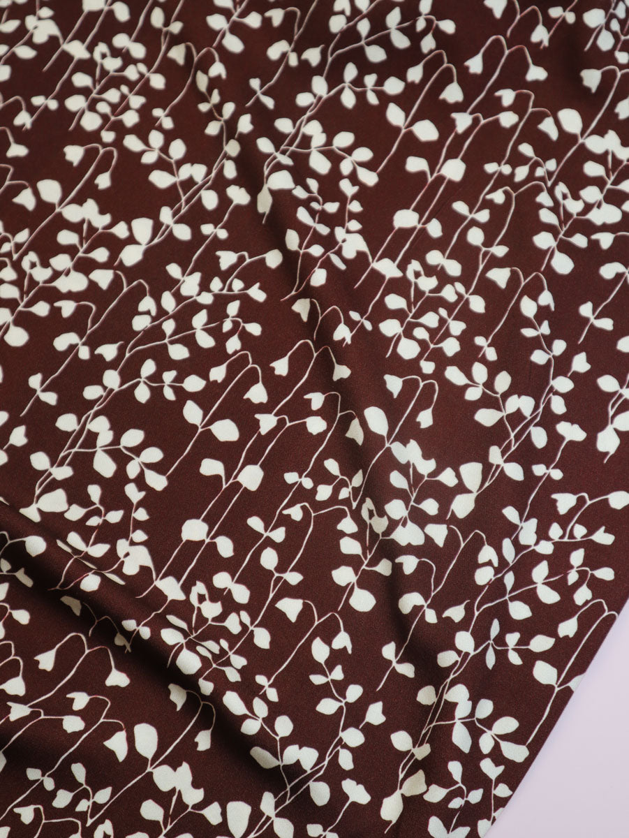PRE-ORDER - MID SEPTEMBER DELIVERY Mind The MAKER - Goya Rust Viscose Twill with LENZING™ ECOVERO™ fibres