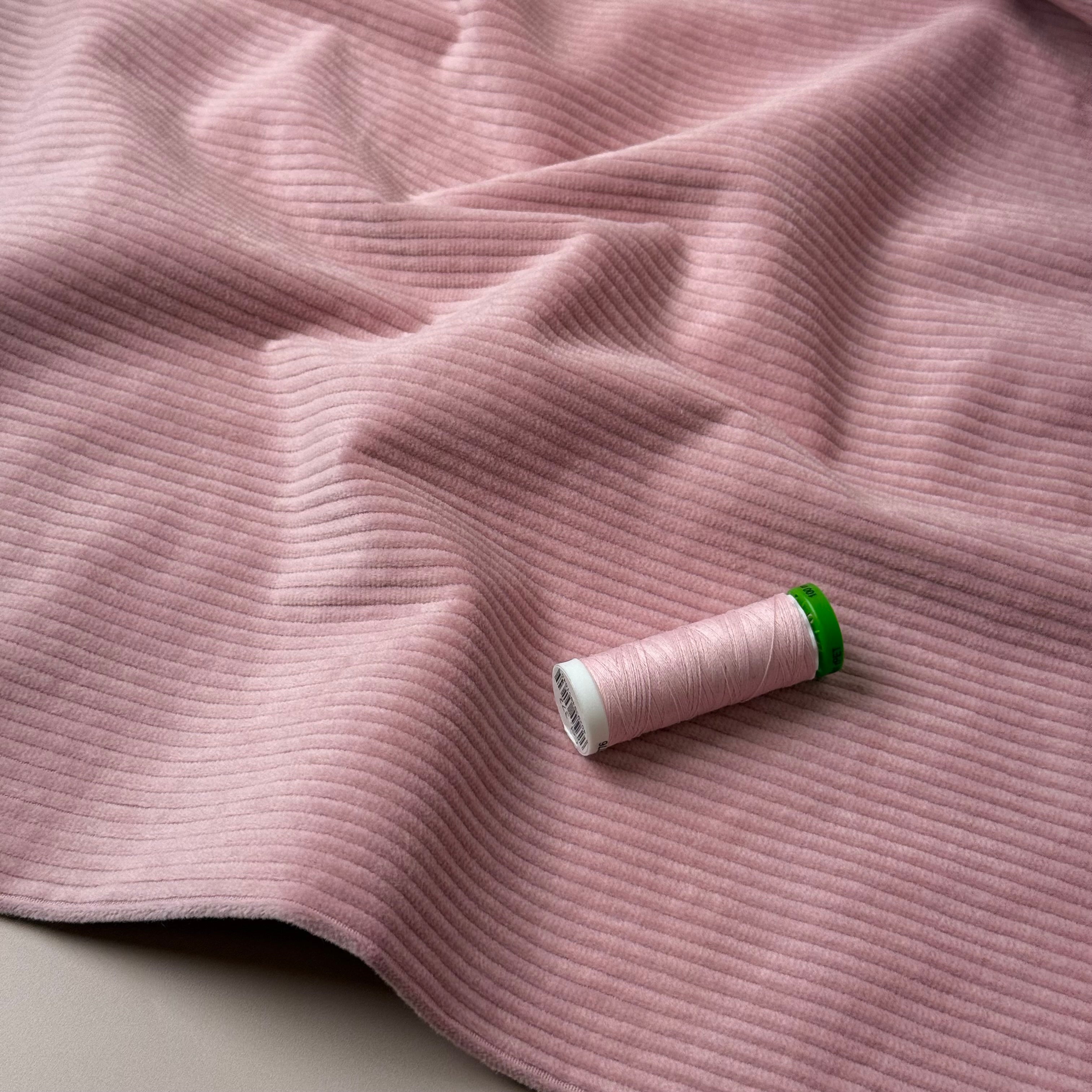 Stretch Washed Corduroy 4.5W in Rose