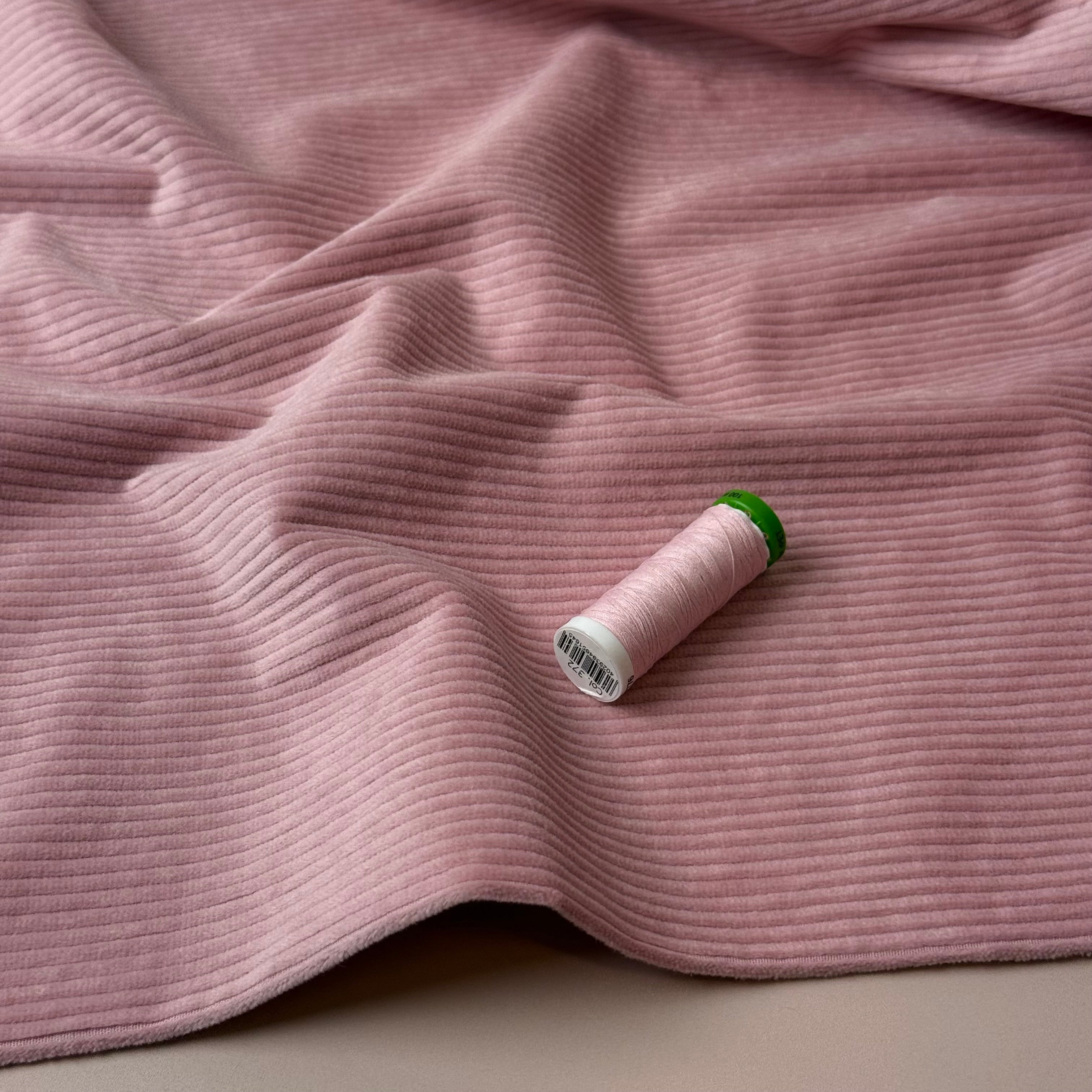 Stretch Washed Corduroy 4.5W in Rose