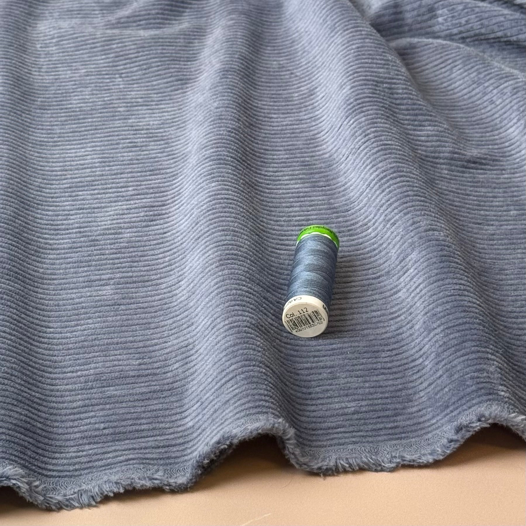 Stretch Washed Corduroy 4.5W in Oceanveiw