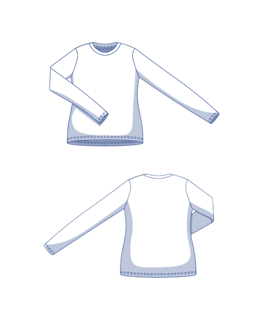 Fibre Mood - BLAZE Top Sewing Pattern