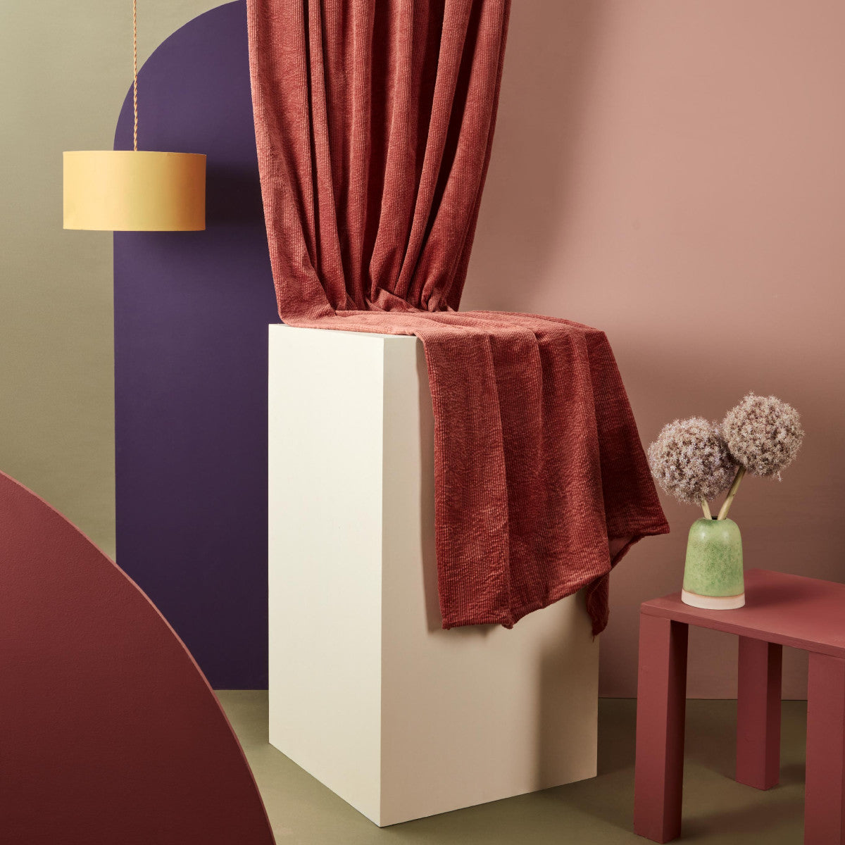 Atelier Brunette - Bubble Chestnut Cotton Corduroy