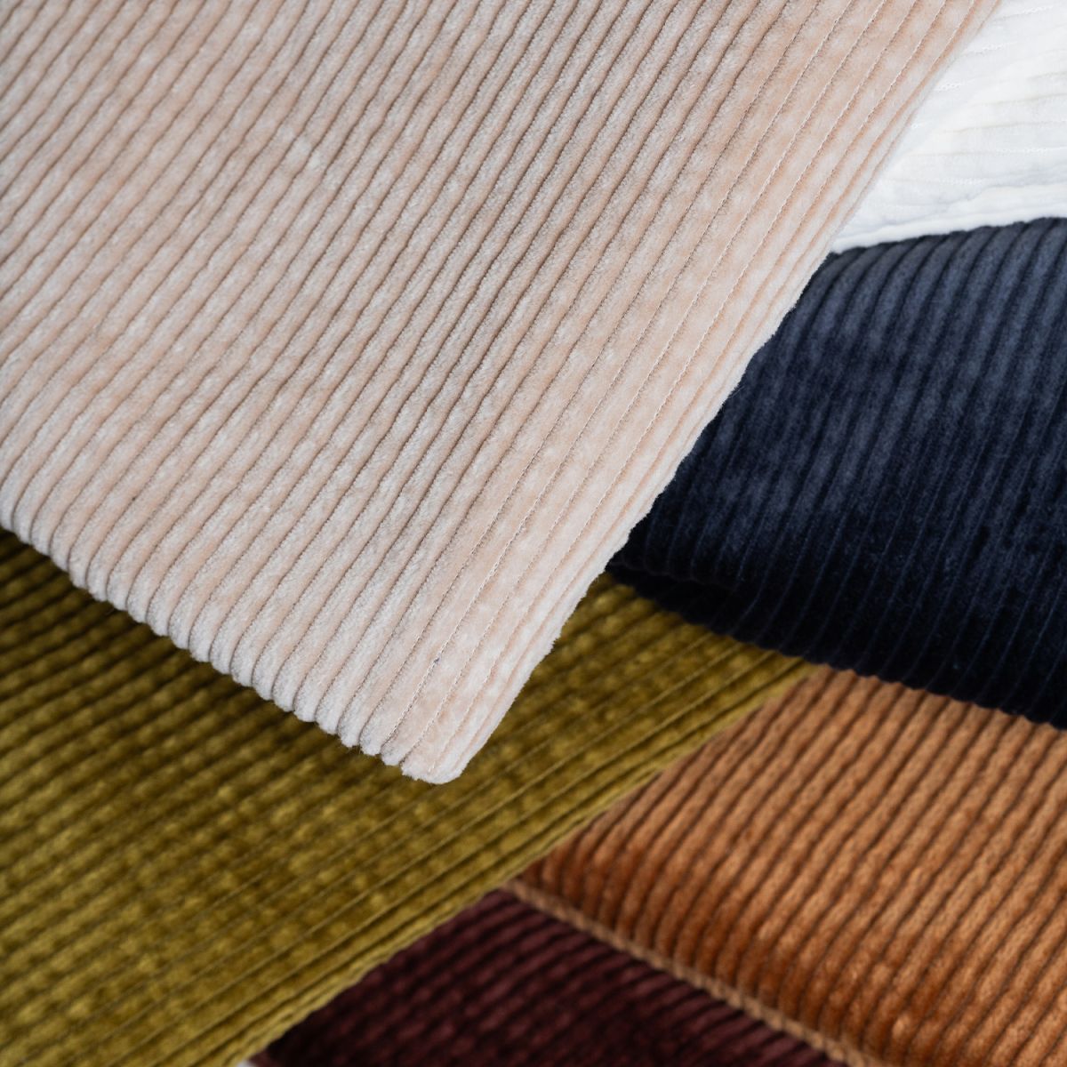 REMNANT 1.96 Metres - Atelier Brunette - Bubble Sandy Sand Cotton Corduroy