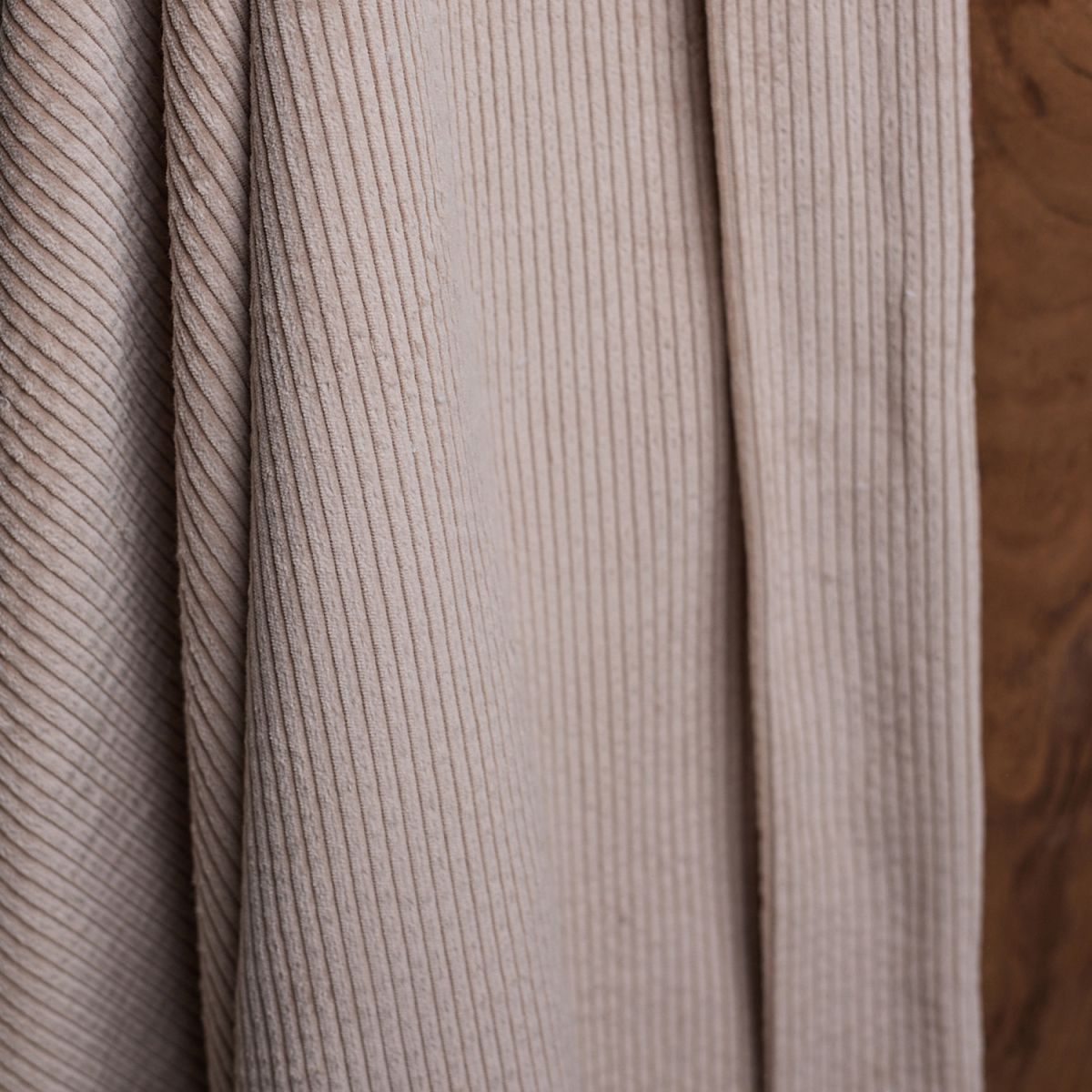 REMNANT 1.96 Metres - Atelier Brunette - Bubble Sandy Sand Cotton Corduroy