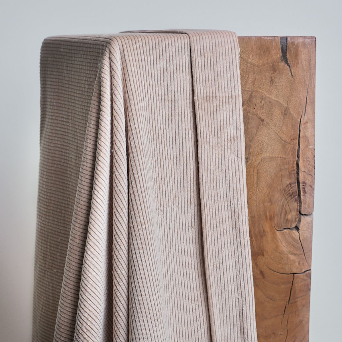 REMNANT 1.96 Metres - Atelier Brunette - Bubble Sandy Sand Cotton Corduroy