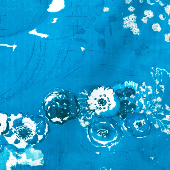 Nani IRO - Komorebi Blue Organic Double Gauze Fabric