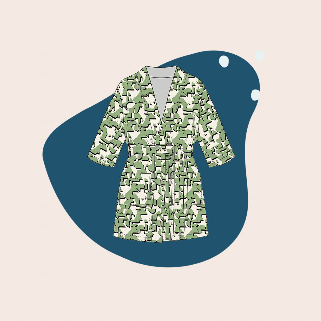 Shapes Green Linen Viscose Blend Fabric