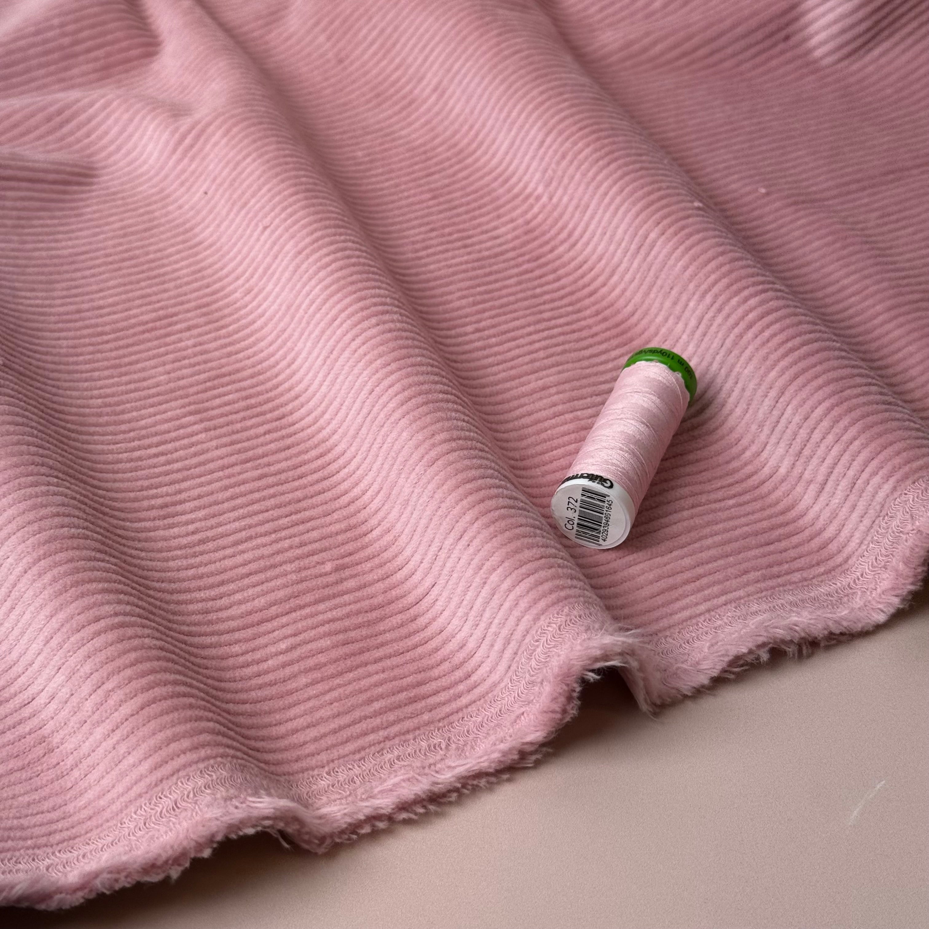 Stretch Washed Corduroy 4.5W in Rose