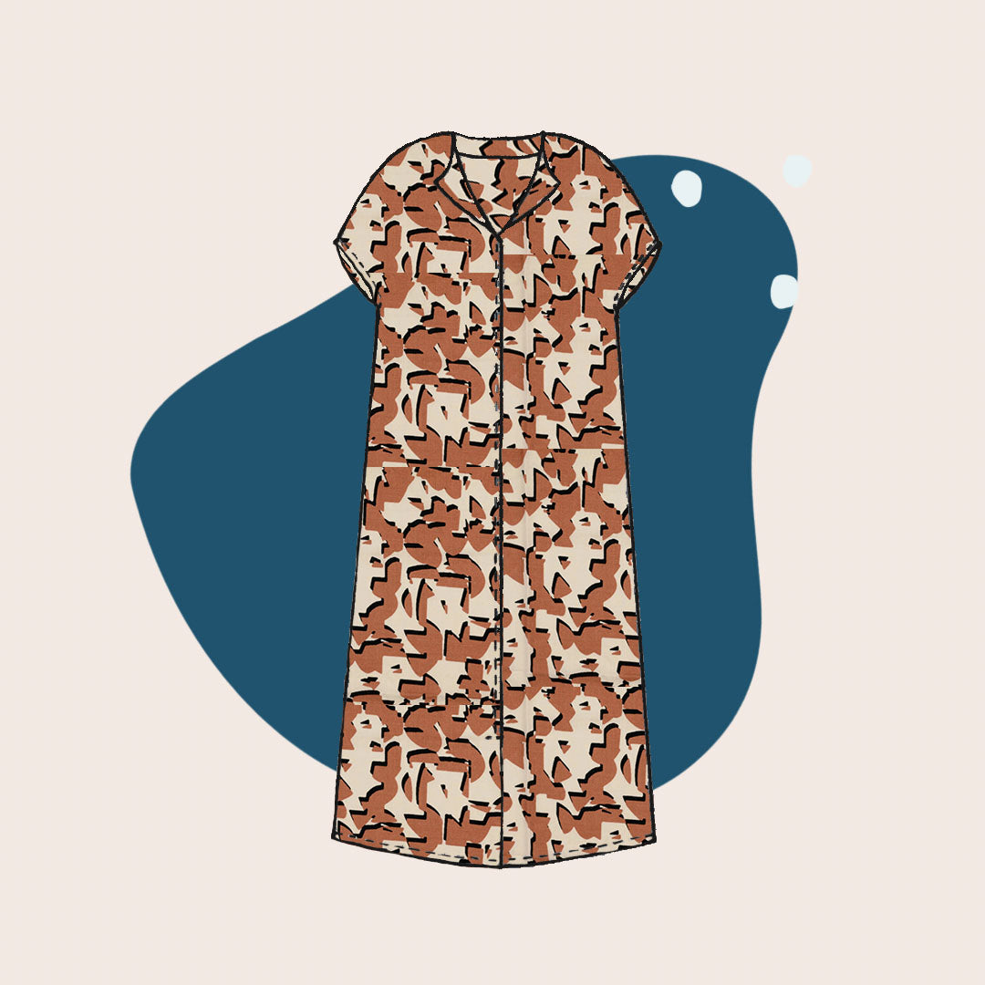 Shapes Sienna Linen Viscose Blend Fabric