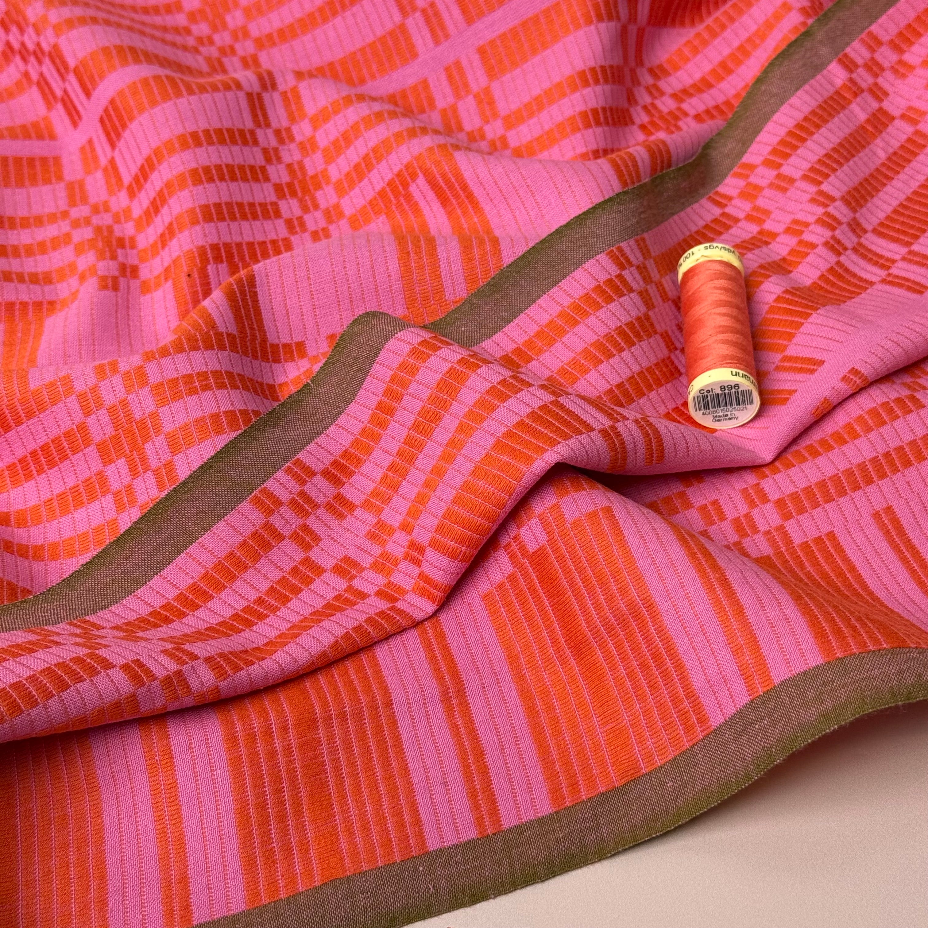 Fableism Supply Co - Pink & Red Astrid Weave Yarn Dyed Cotton from Swedish Holidays