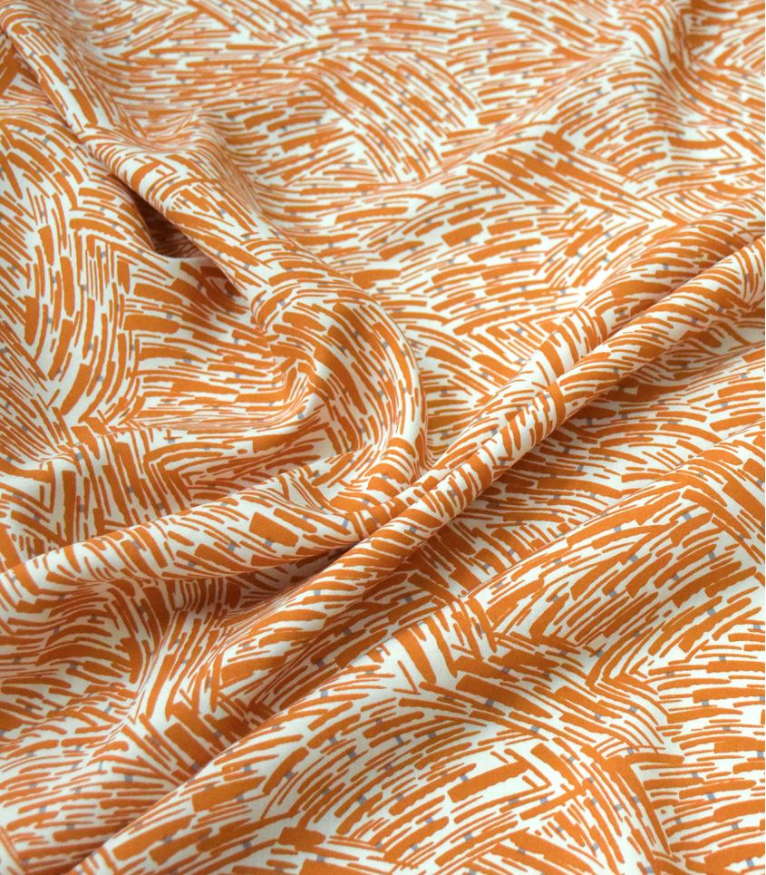 REMNANT 1.72 Metres - Cousette - Sand Storm in Canyon Viscose Fabric