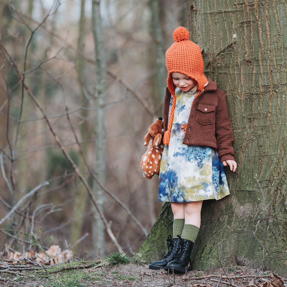 See You At Six - Dreamy Forest Linen Viscose Fabric