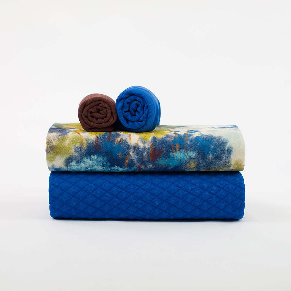 See You At Six - Dreamy Forest Linen Viscose Fabric