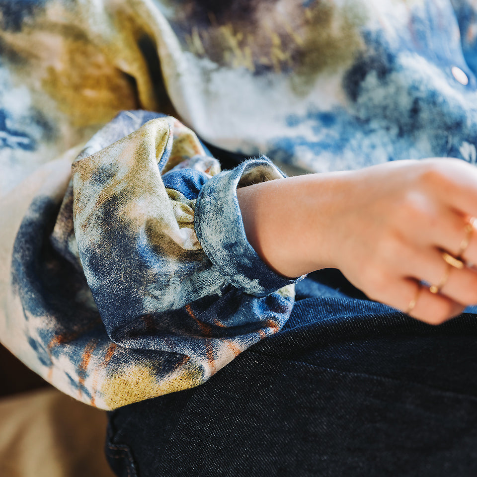 See You At Six - Dreamy Forest Linen Viscose Fabric