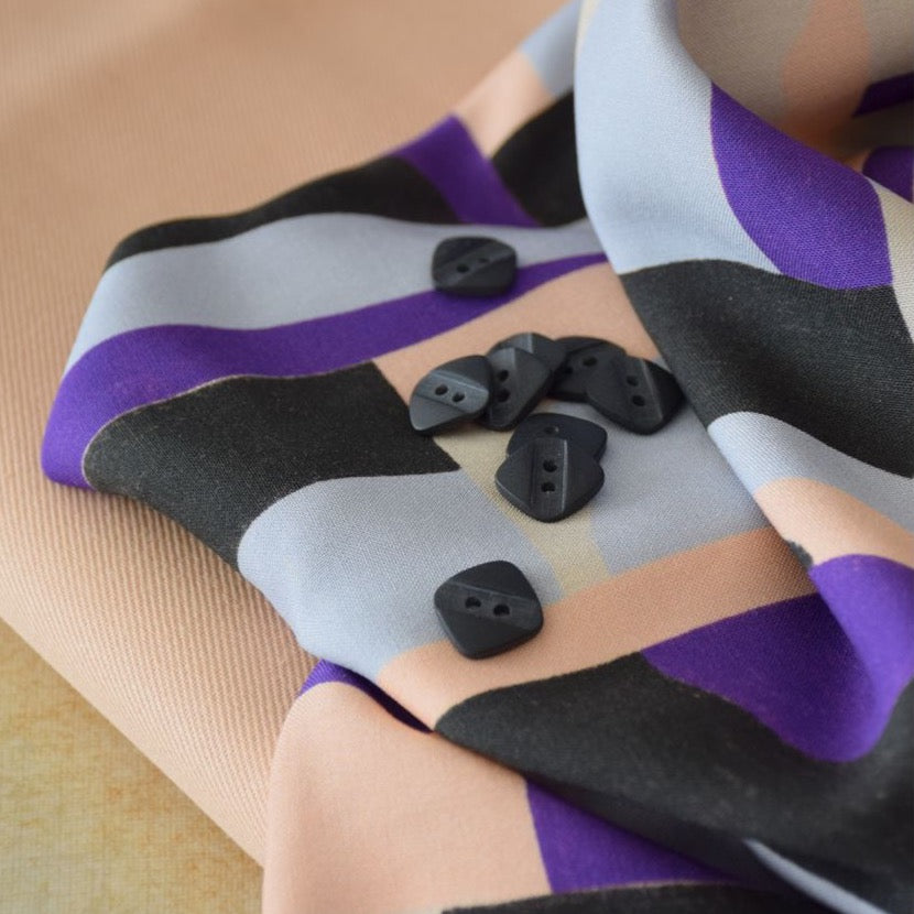 REMNANT 2.8 Metres - Cousette - Dune Purple ECOVERO Viscose Fabric