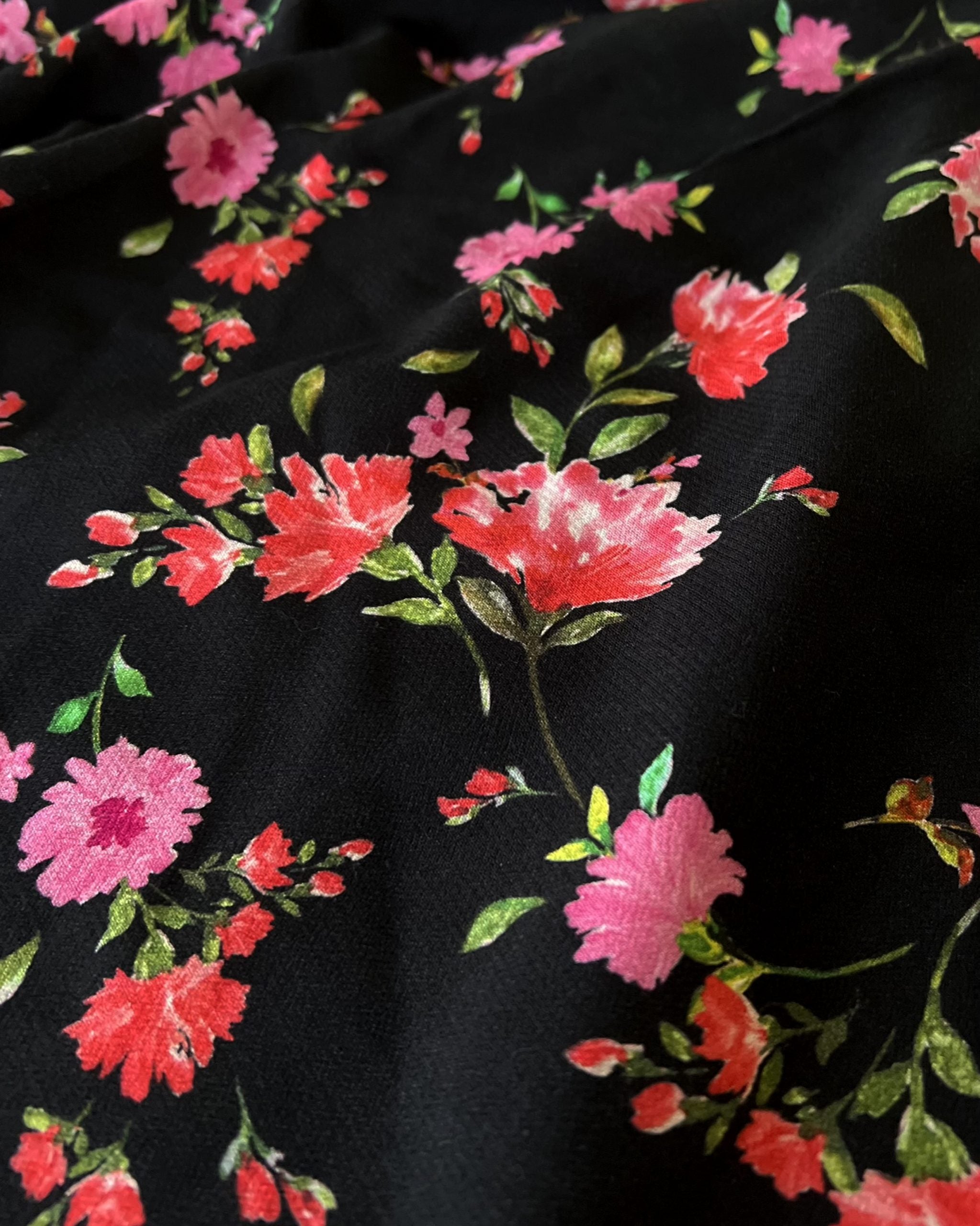 My Dress Made - Ruby Viscose Crepe Fabric