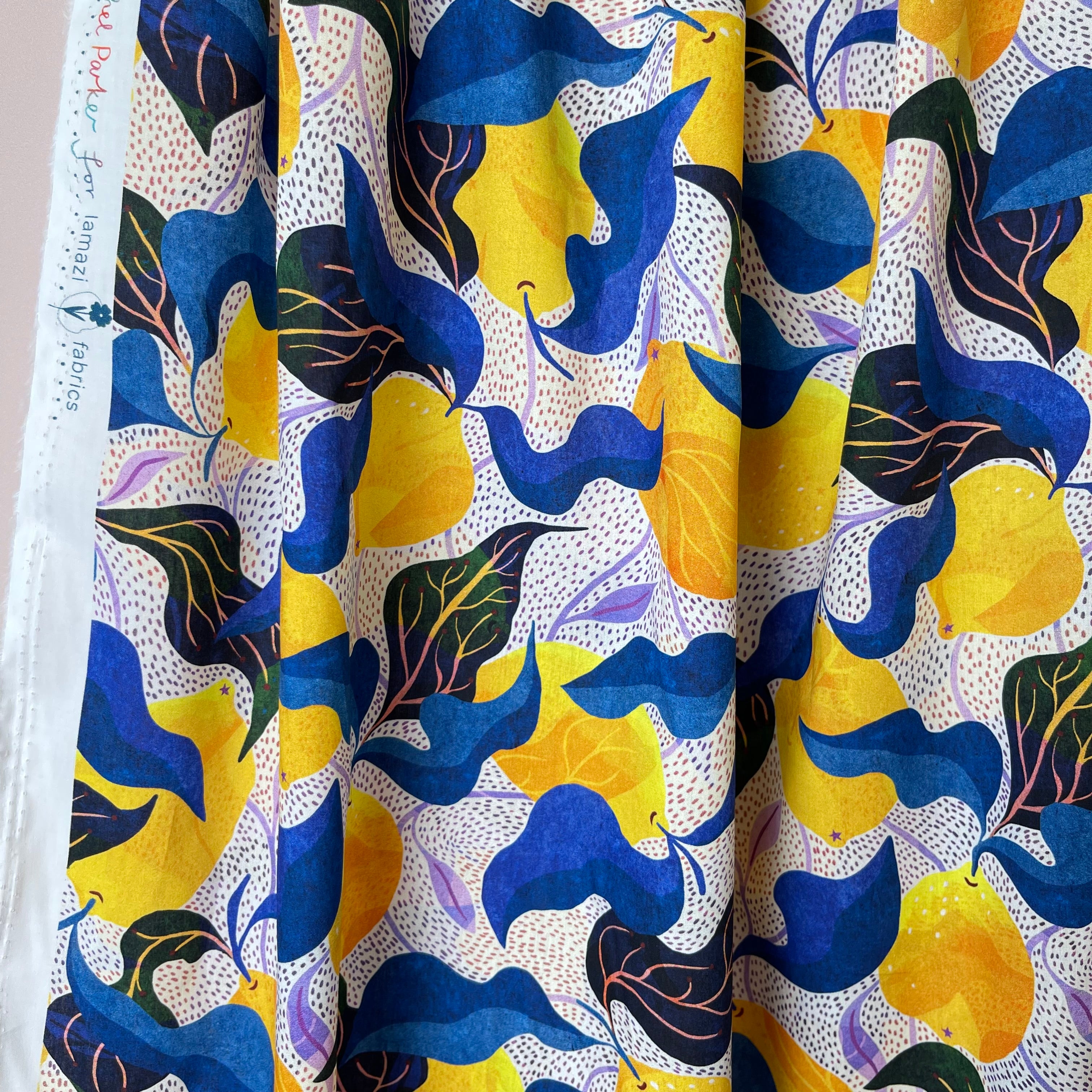 Adventure - Mediterranean Lemons Cotton Lawn