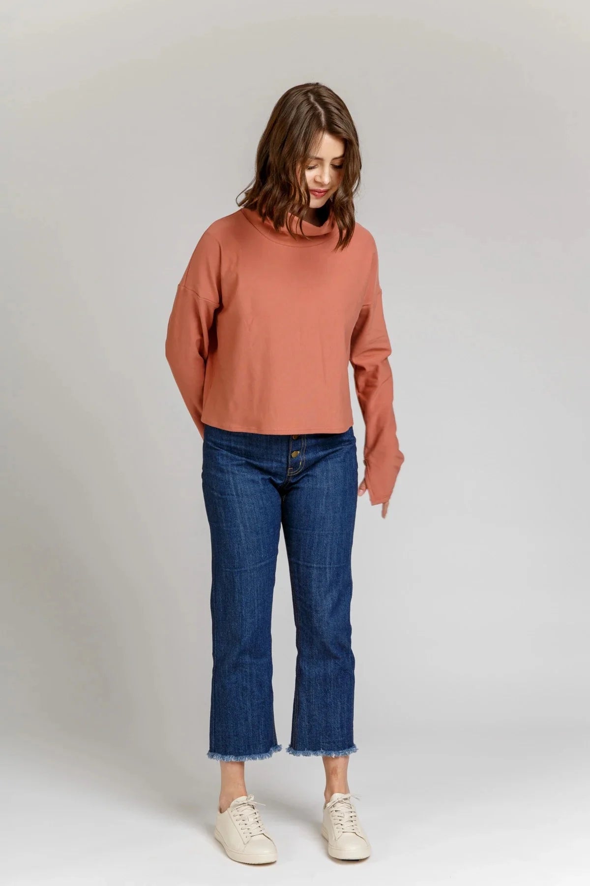 Sewing Kit - Jarrah Sweater in Summer Flowers See You At Six French Terry
