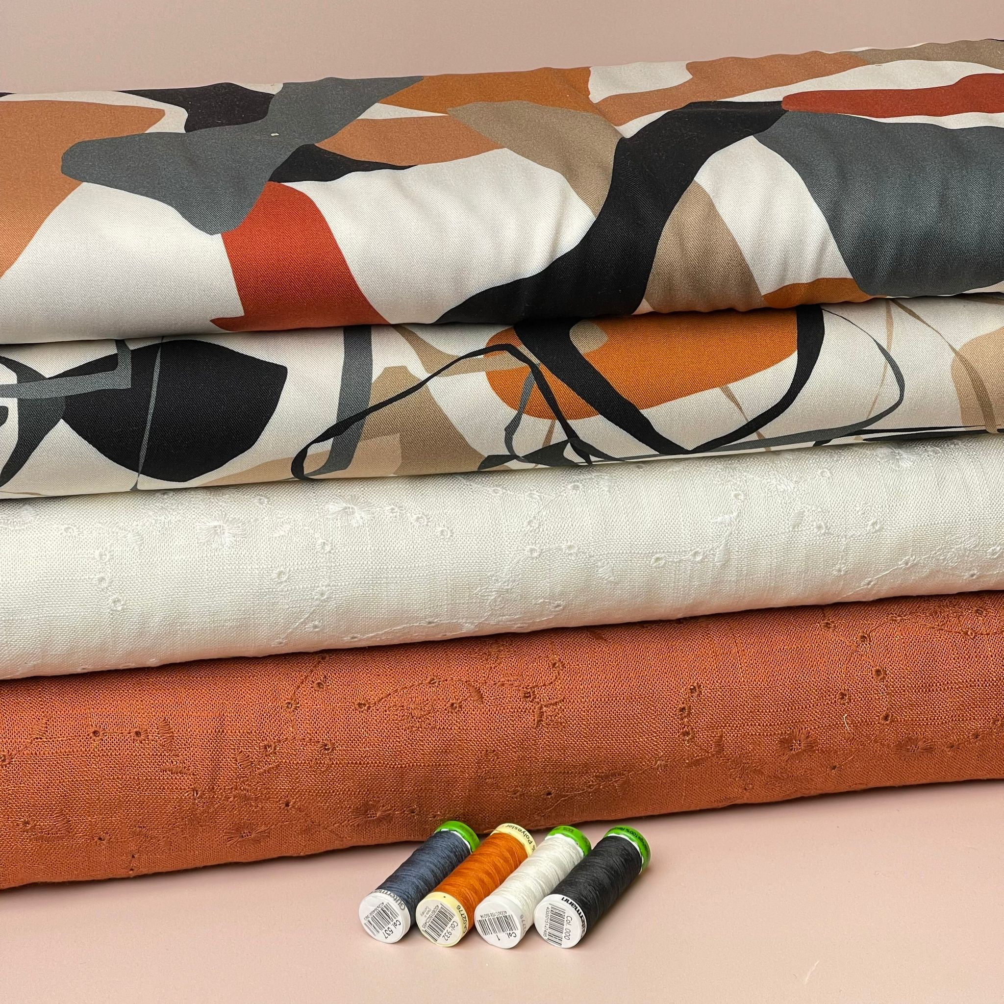 Light & Lush - Rustic Pebbles Viscose Twill Fabric