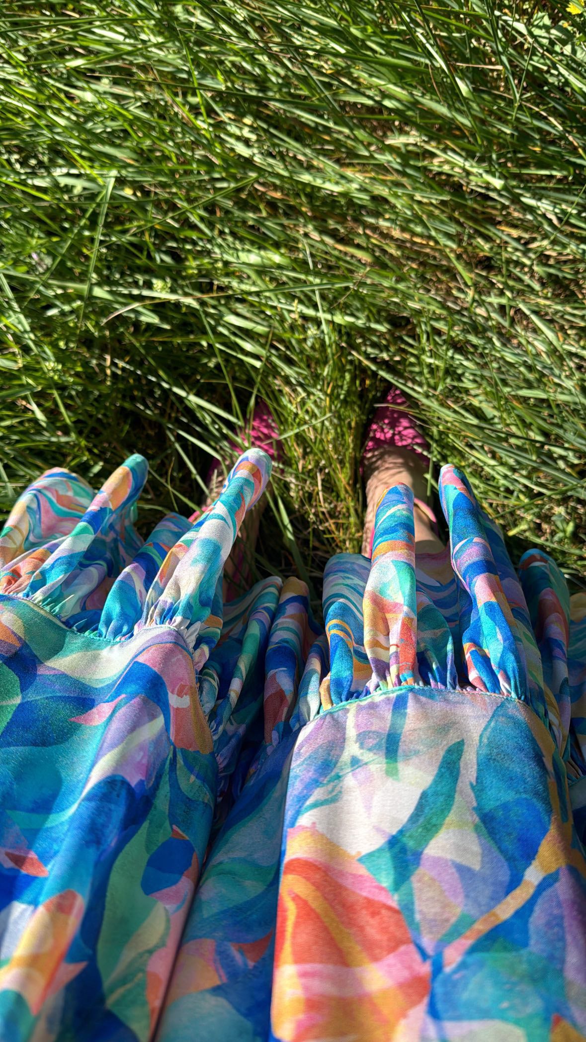 Summer Party - Painted Foliage Coast Viscose Fabric