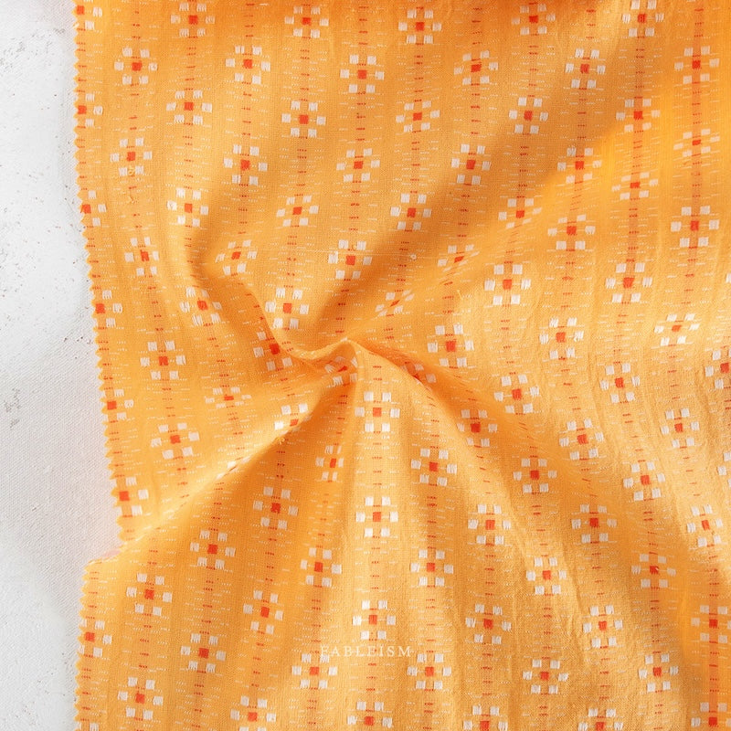 Fableism Supply Co - Goldenrod Daisy Yarn Dyed Cotton from Swedish Holidays