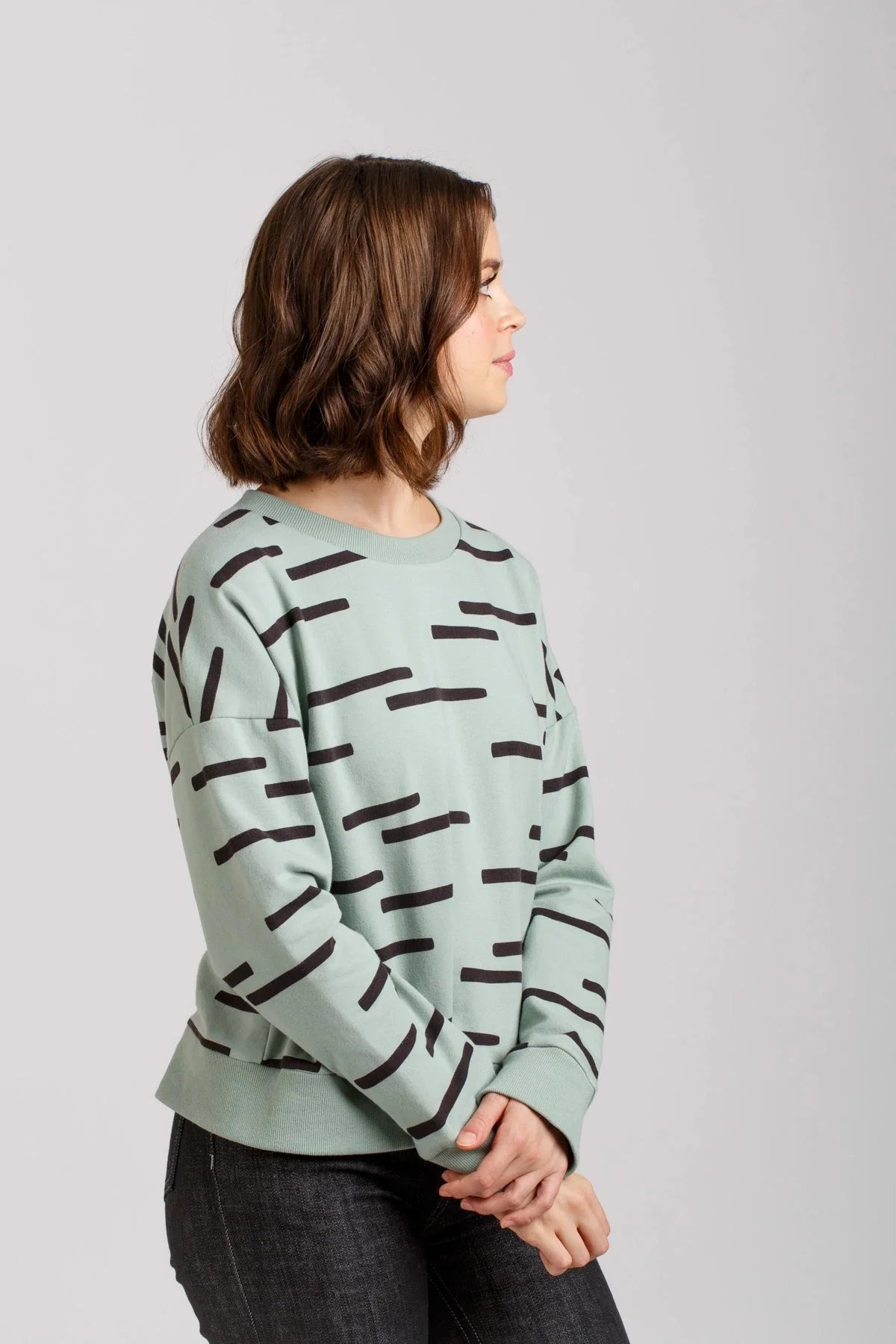 Sewing Kit - Jarrah Sweater in Summer Flowers See You At Six French Terry