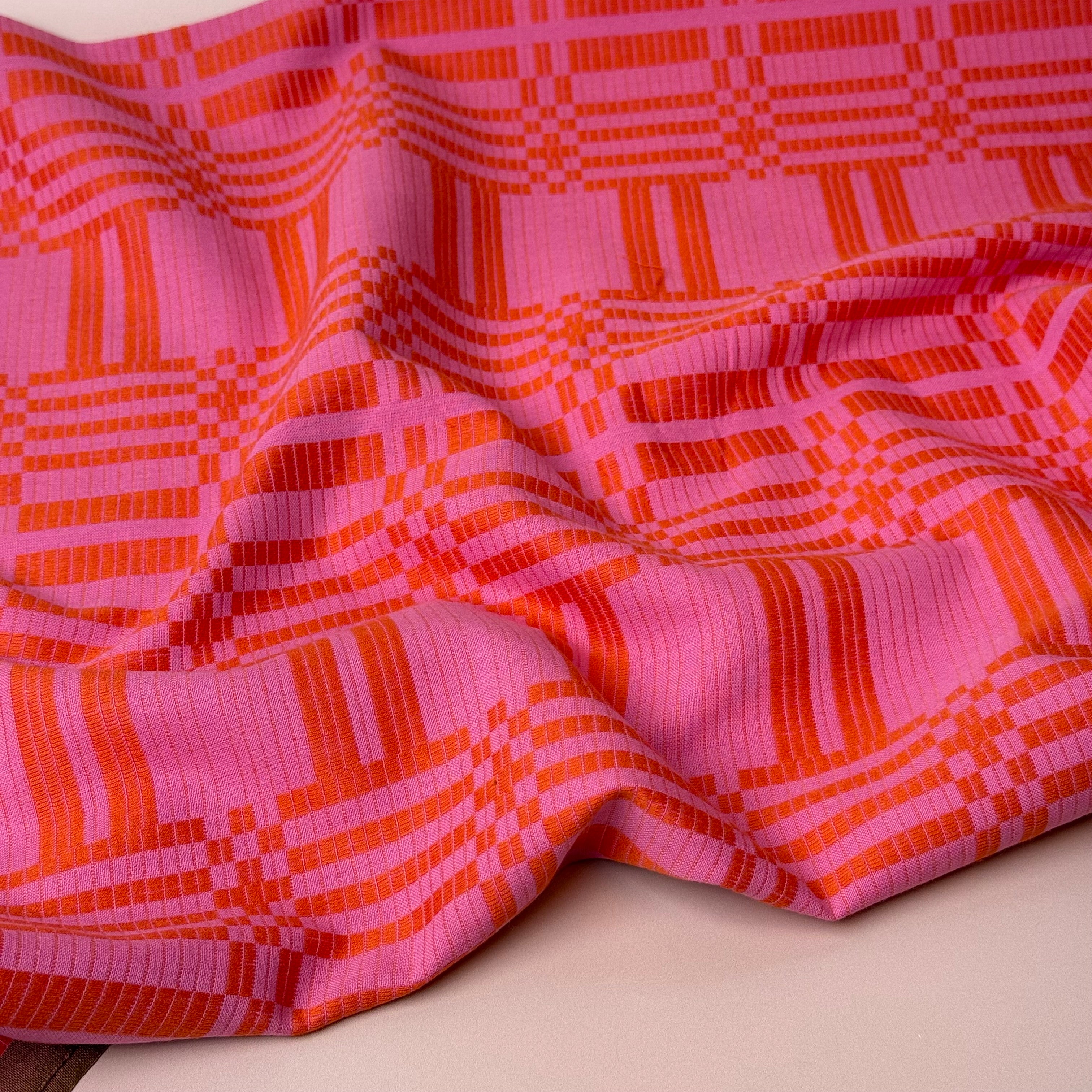 Fableism Supply Co - Pink & Red Astrid Weave Yarn Dyed Cotton from Swedish Holidays