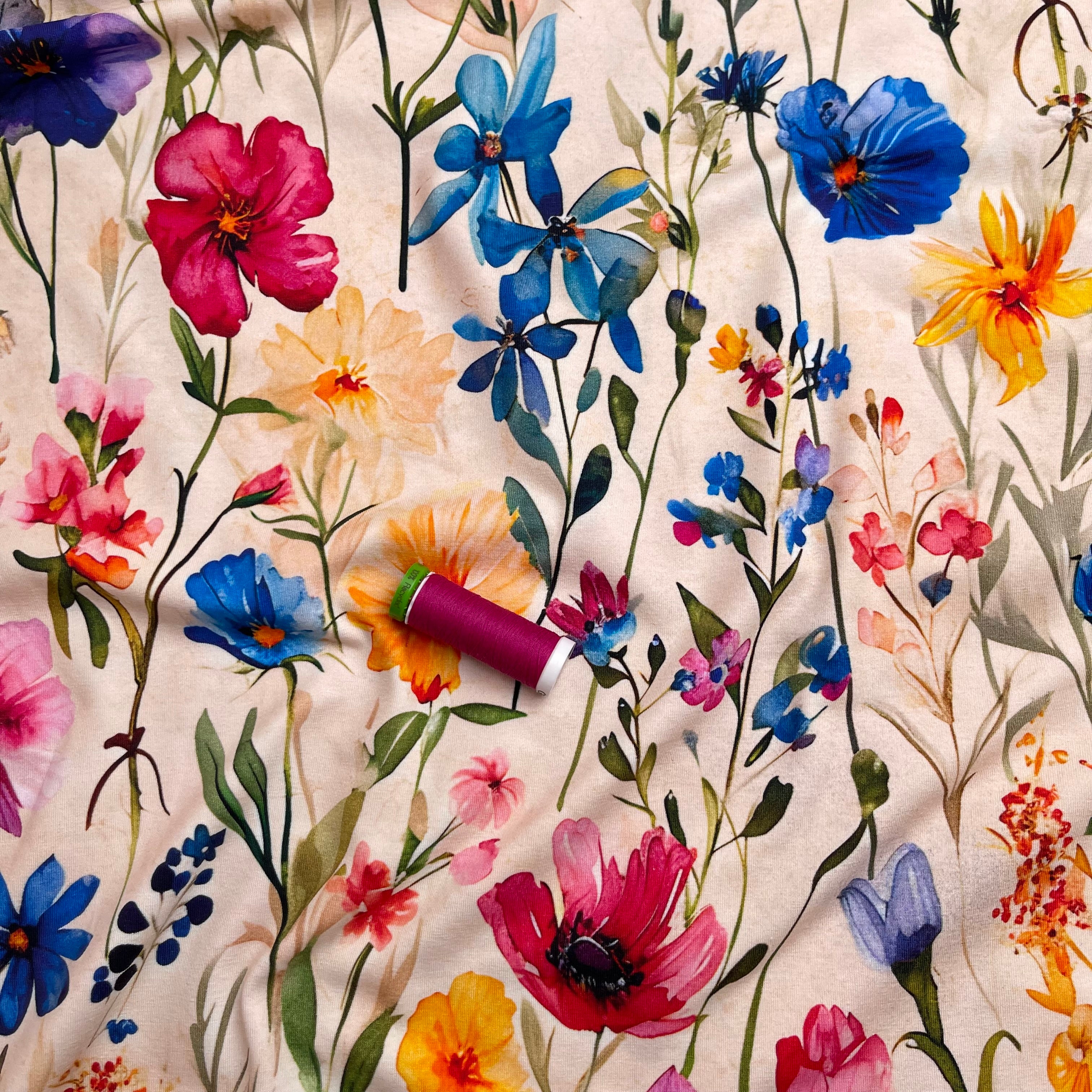 Danish Design - Spring Flowers Cotton Jersey