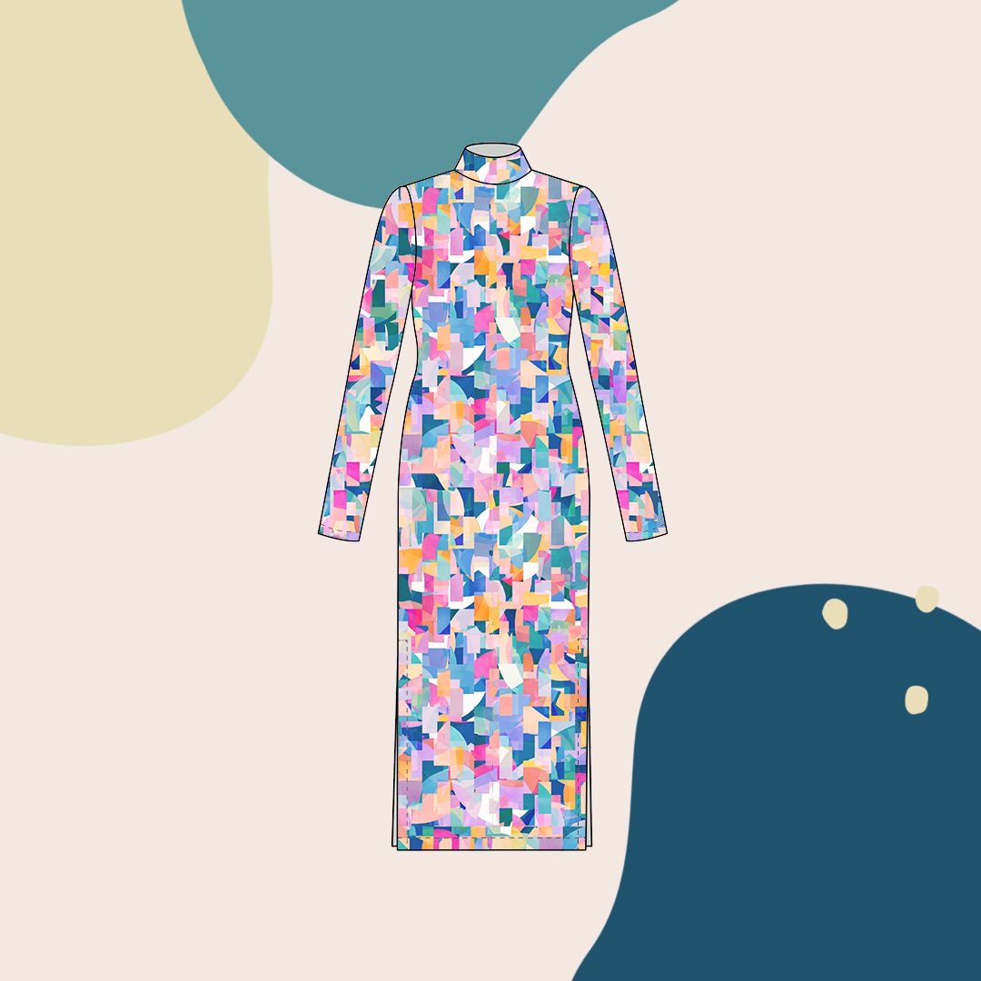 REMNANT 1.4 Metres - Seaglass Blue Organic Cotton Jersey