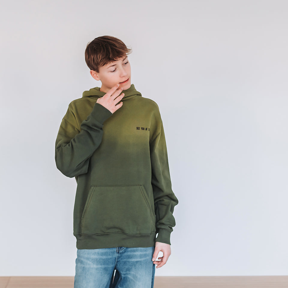 See You At Six - Peat Moss Green 3 Thread French Terry Extra Wide