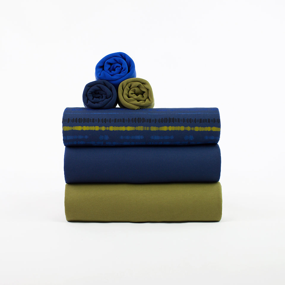 See You At Six - Peat Moss Green 3 Thread French Terry Extra Wide