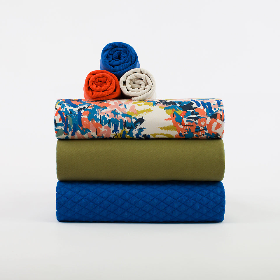 See You At Six - Peat Moss Green 3 Thread French Terry Extra Wide