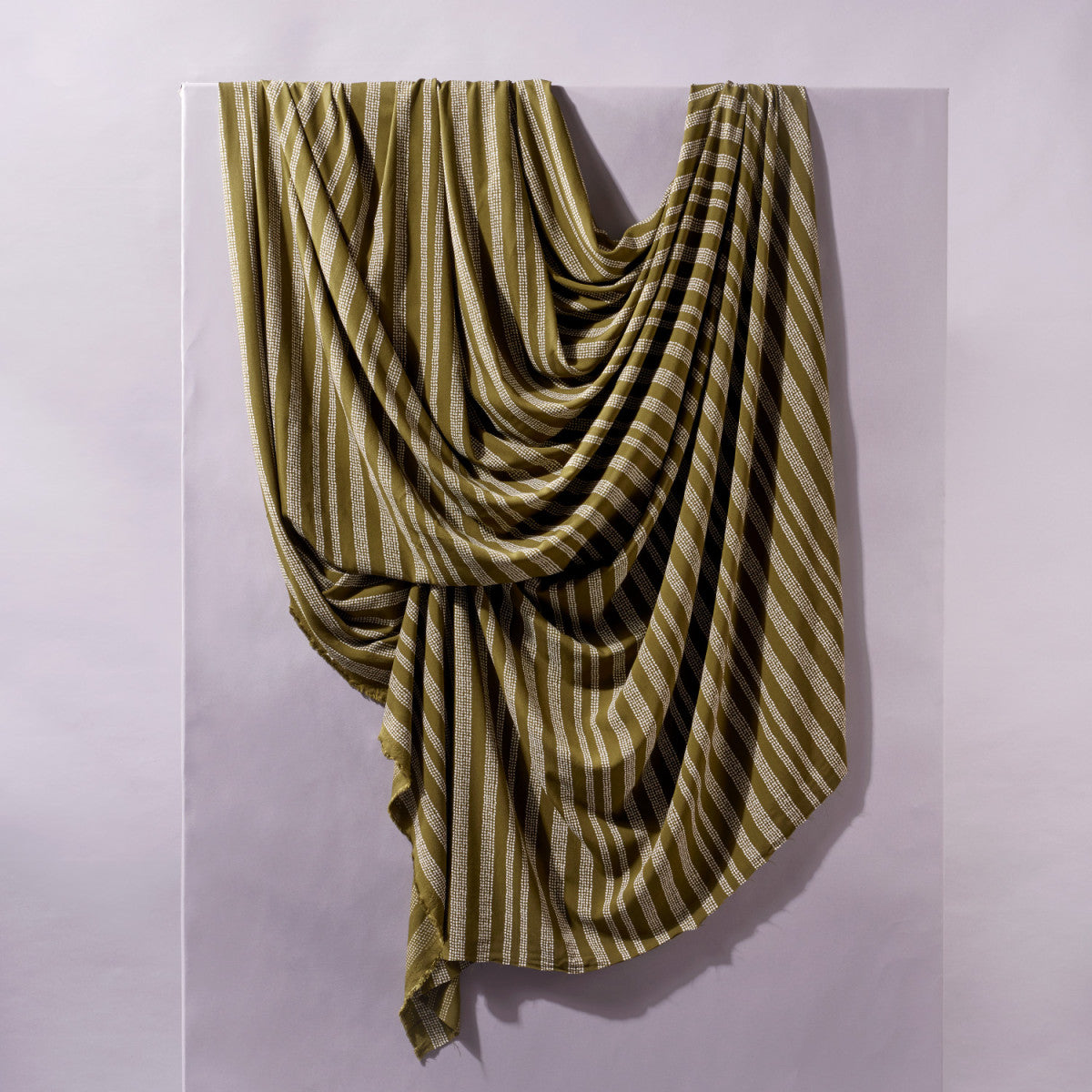 REMNANT 0.8 Metre - Atelier Brunette - Gaia Ivy Green Kesley Viscose Fabric