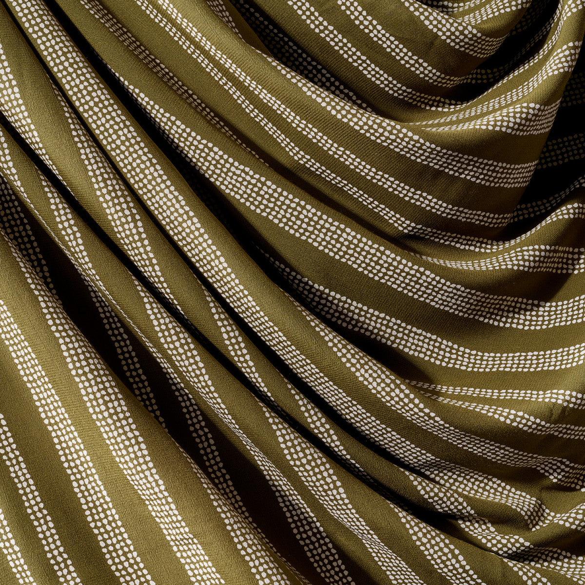 REMNANT 0.8 Metre - Atelier Brunette - Gaia Ivy Green Kesley Viscose Fabric
